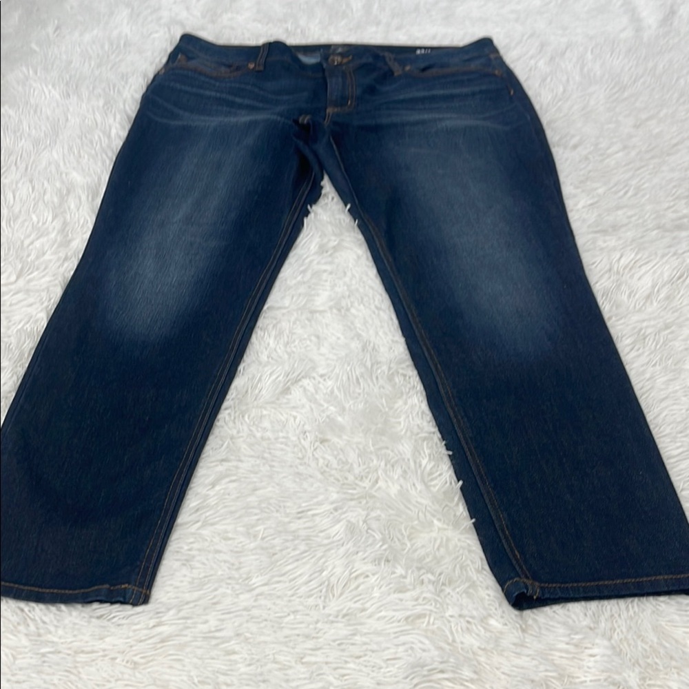 a.n.a A NEW APPROACH Women's Skinny Dark Blue Leg Jeans  SIZE 16